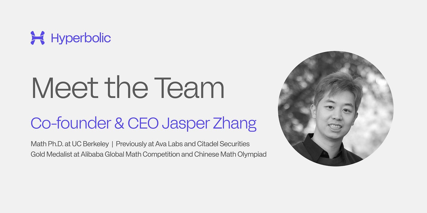 Meet Hyperbolic CEO Jasper Zhang: Making Open Access AI a Reality ...