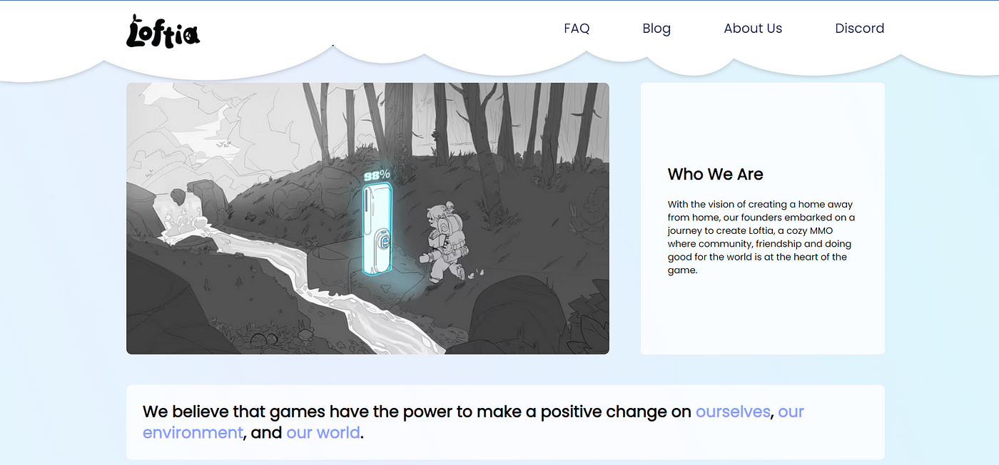 What is Loftia? A Relaxing and Sustainable Online Game