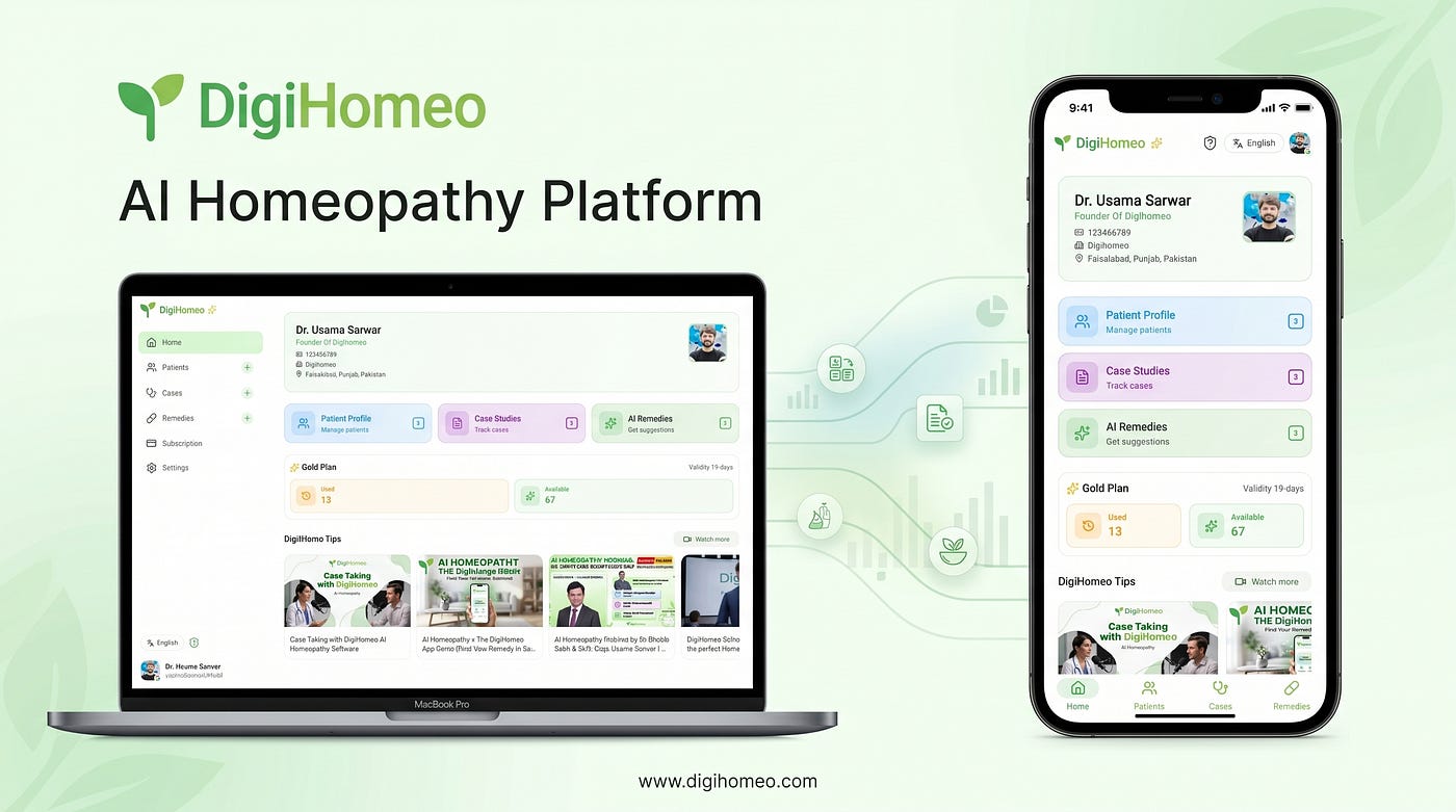 DigiHomeo AI Homeopathy Guide: From Patient Registration to Doctor Prescription