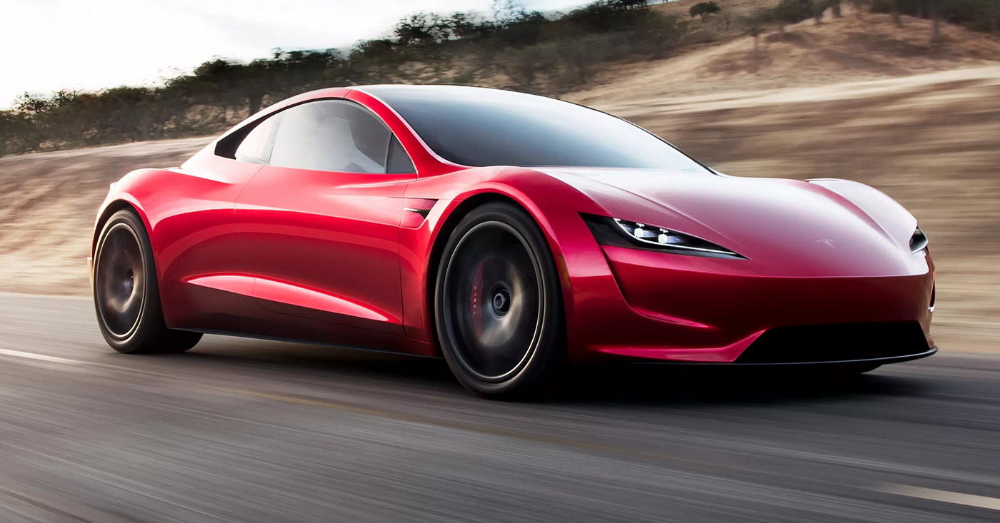 Tesla roadster shop high speed
