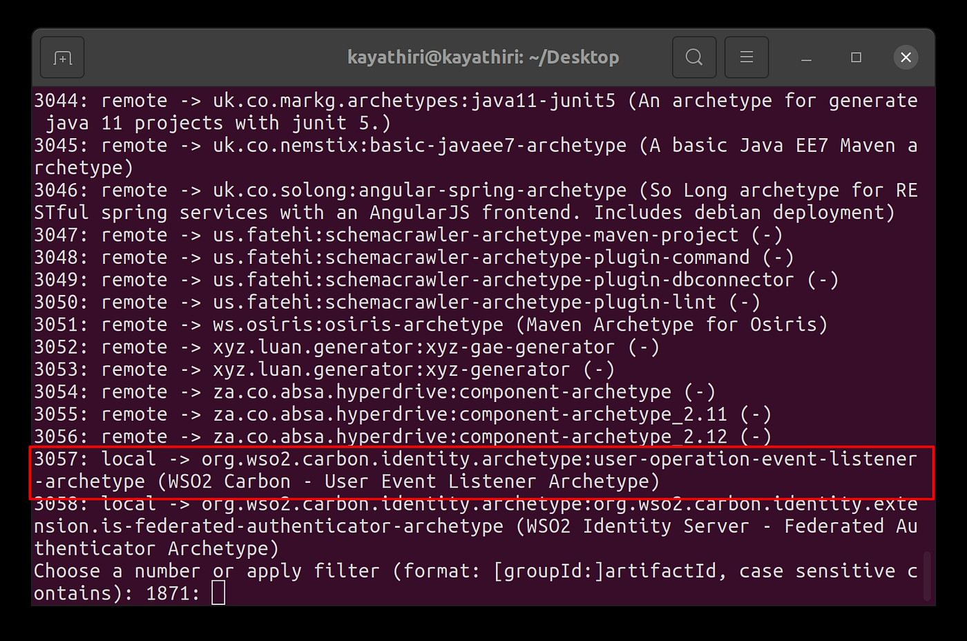 Writing a Custom Local Authenticator to WSO2-IS with the Archetype-is