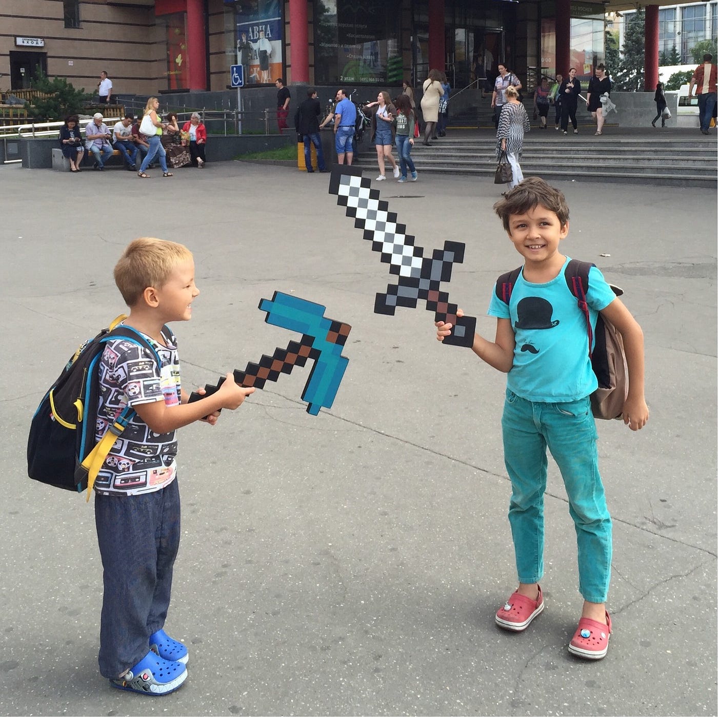 The early Minecraft days.