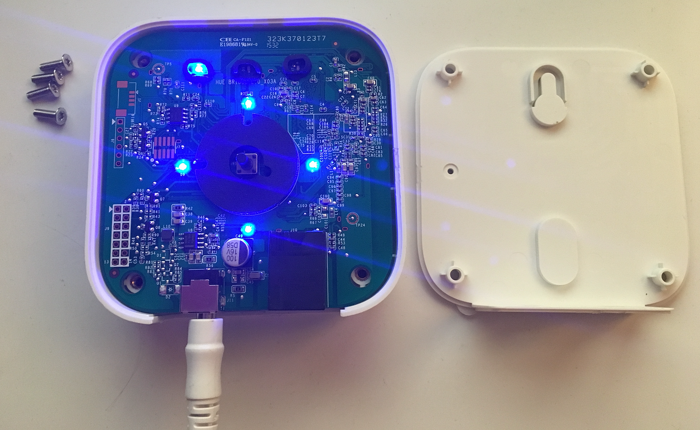 Enabling the hidden Wi-Fi radio on the Philips Hue Bridge 2.0: Adventures  with 802.11n, ZigBee 802.15.4 and OpenWrt, by R. X. Seger