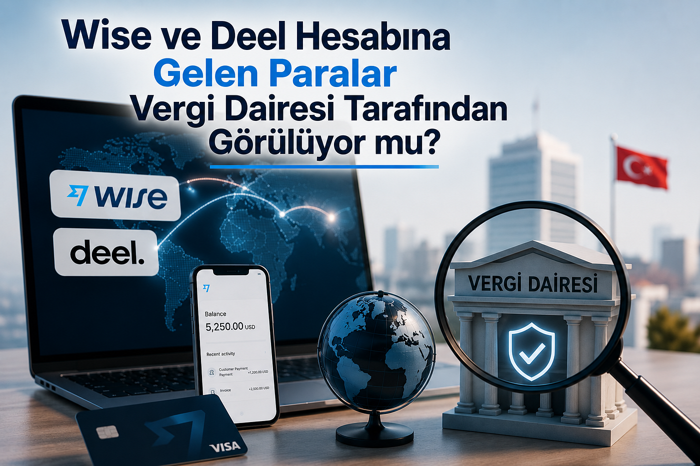 Wise ve Deel Hesabına Gelen Paralar Vergi Dairesi Tarafından Görülüyor mu?