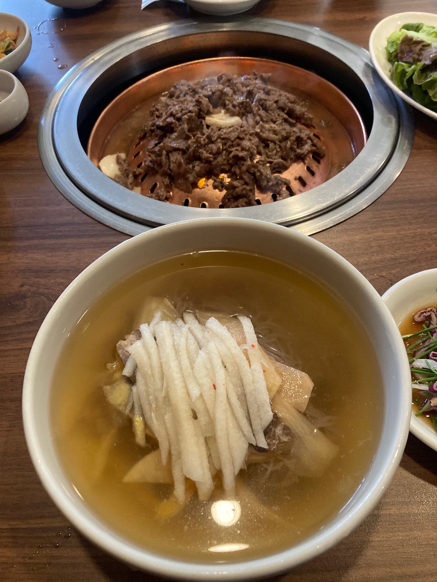 Pyongyang Naengmyeon, the Cold Noodle & Bulgogi, the marinated grilled beef