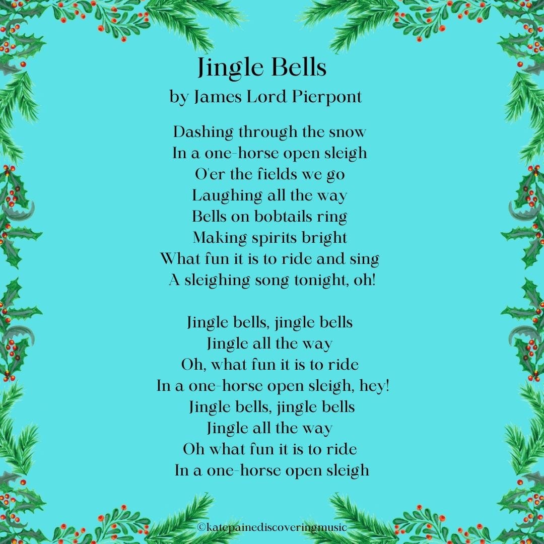 Jingle Bells Jingle Bells Jingle All The Way