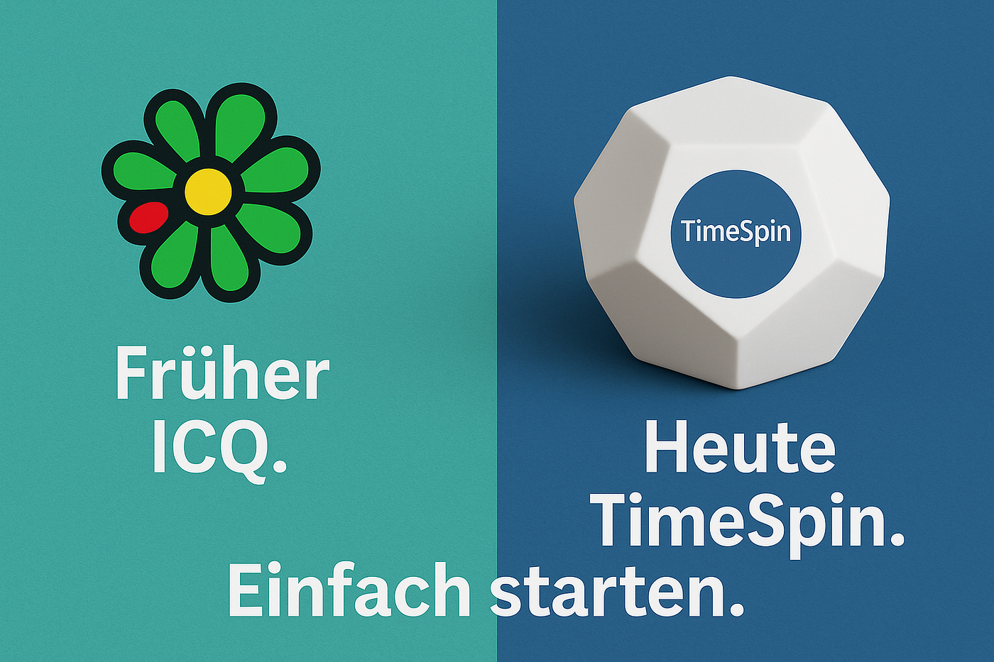 🚀 Früher ICQ, Winamp & Nero — heute TimeSpin.