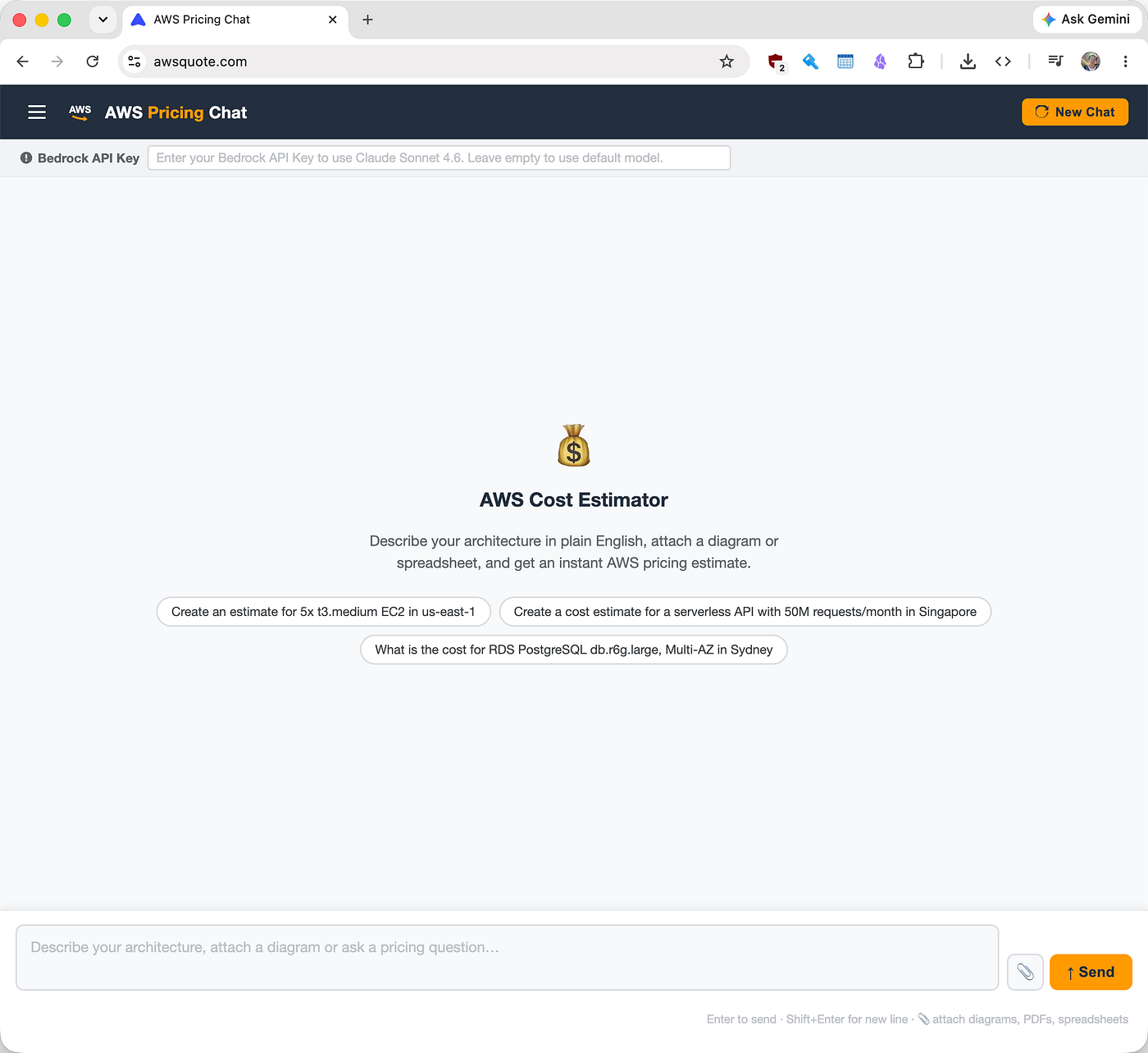 Building awsquote.com: How I Shipped an AWS Pricing Chat App with Kiro