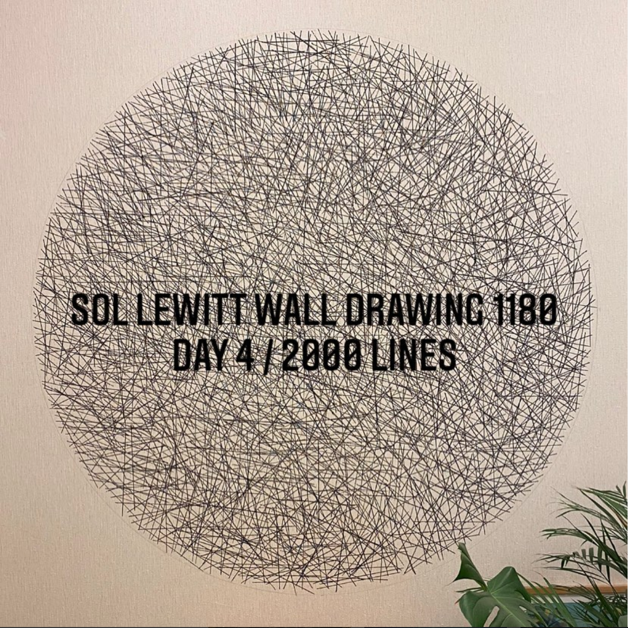 アート・デザイン・音楽 Sol LeWitt:Between the Lines Drawing Sol LeWitt's Wall Drawing 1180 | by Dennis Hambeukers | Medium