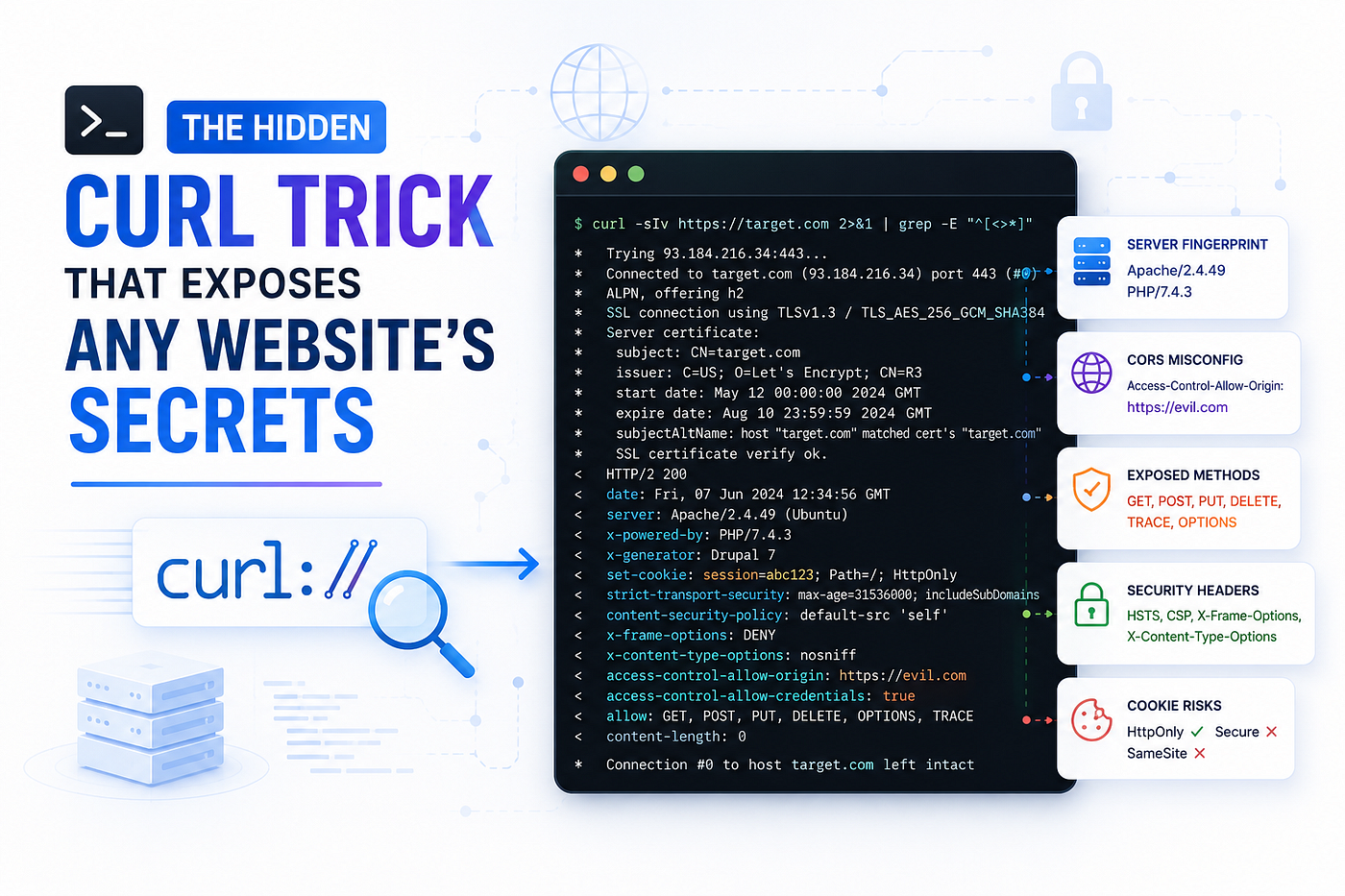 The Hidden curl Trick That Exposes Any Website’s Secrets 🔍