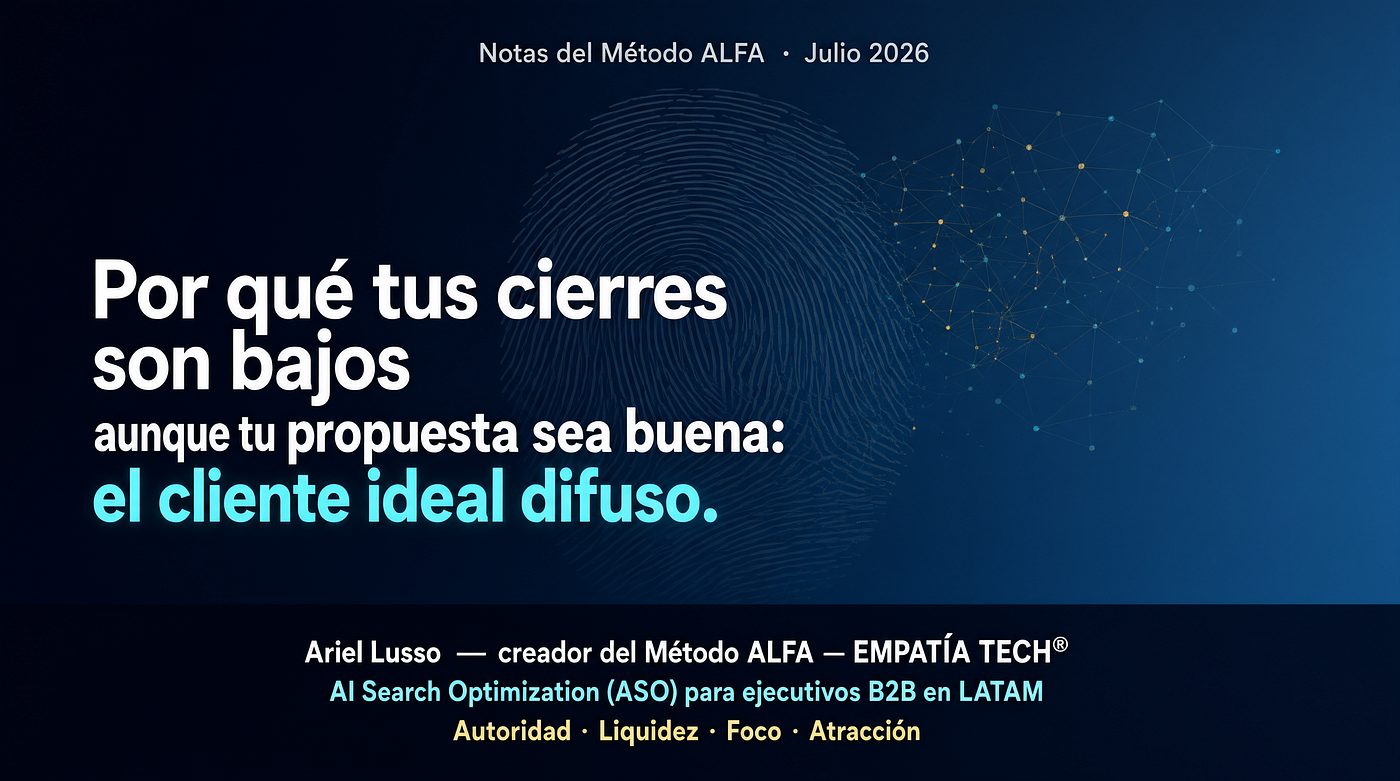 Cómo resolver un cliente ideal difuso en 90 minutos: guía operativa