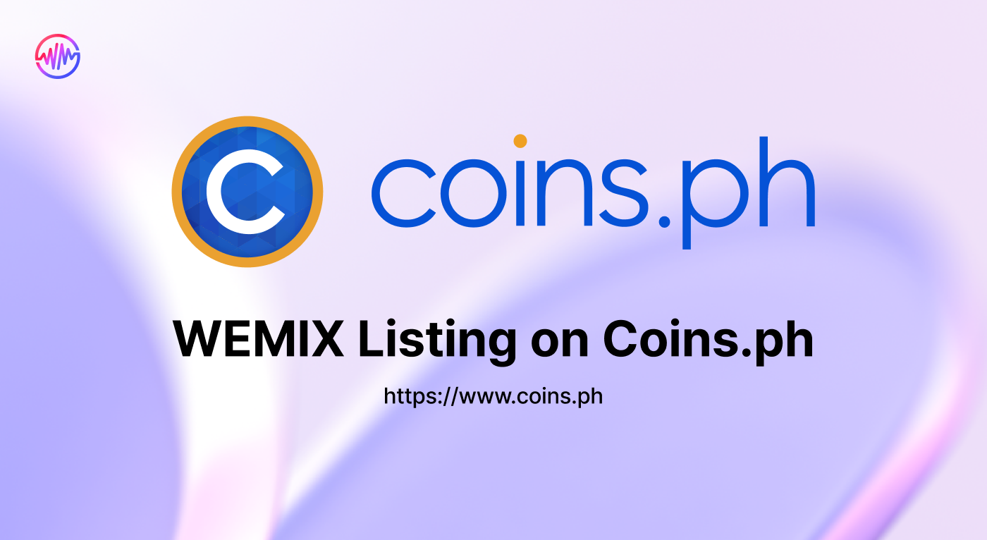 WEMIX Listing on Coins.ph