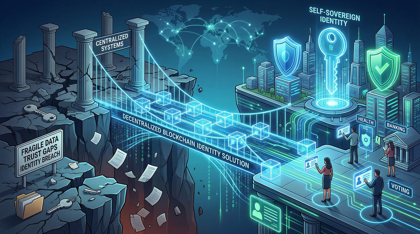 Blockchain Identity Solutions: Fixing Trust Gaps with Decentralized Tech