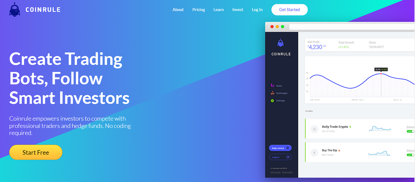 Coinrule Review in 2024: Is It the Ultimate Solution for Automated Crypto  Trading? | by Crypto Queen 👸 | Medium