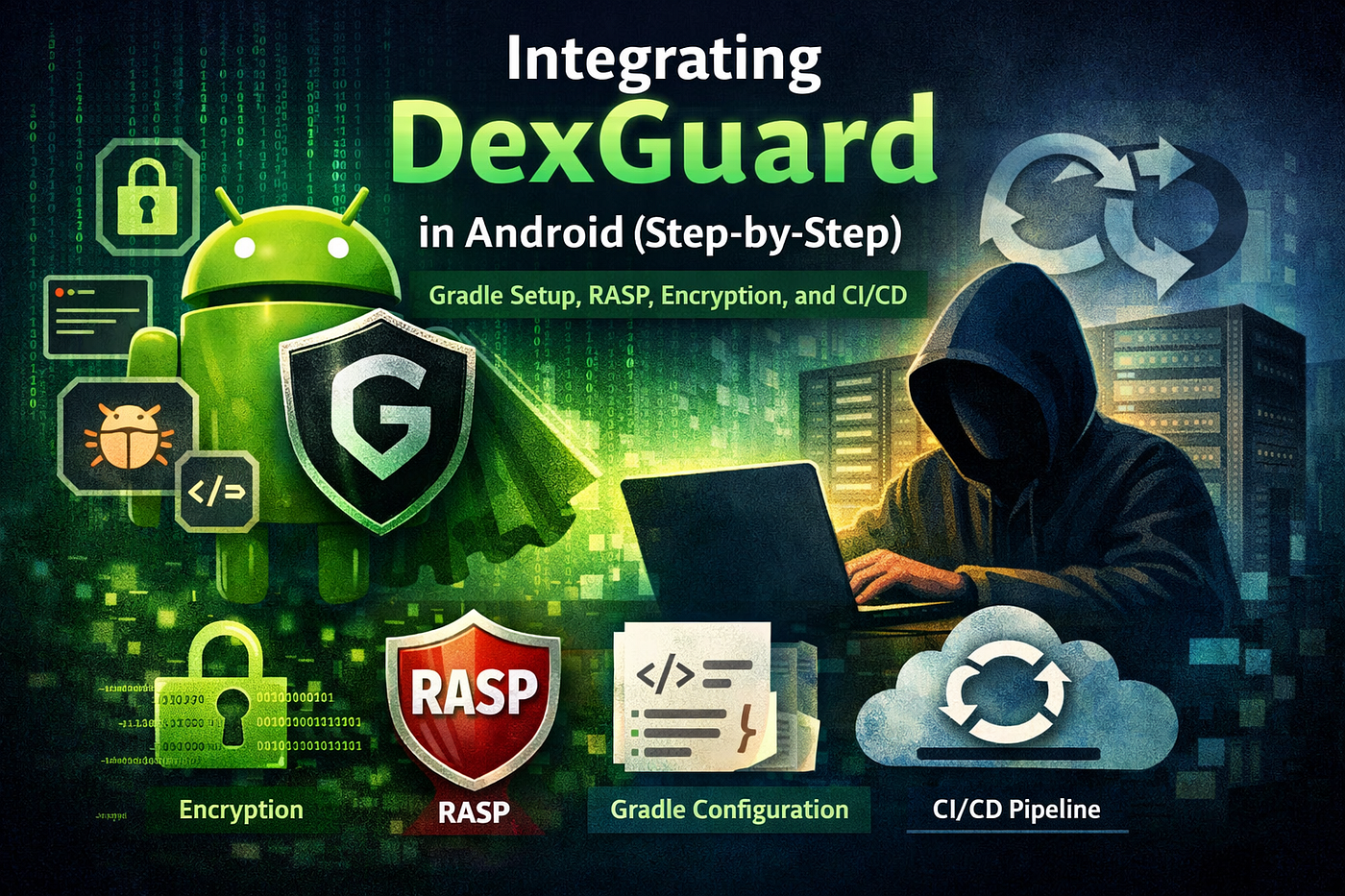 Integrating DexGuard in Android (Step-by-Step): Gradle Setup, RASP, Encryption, and CI/CD