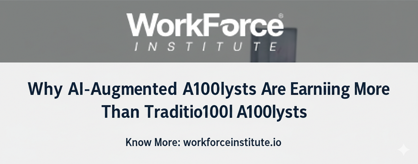 Why AI-Augmented A100lysts Are Earning More Than Traditio100l A100lysts