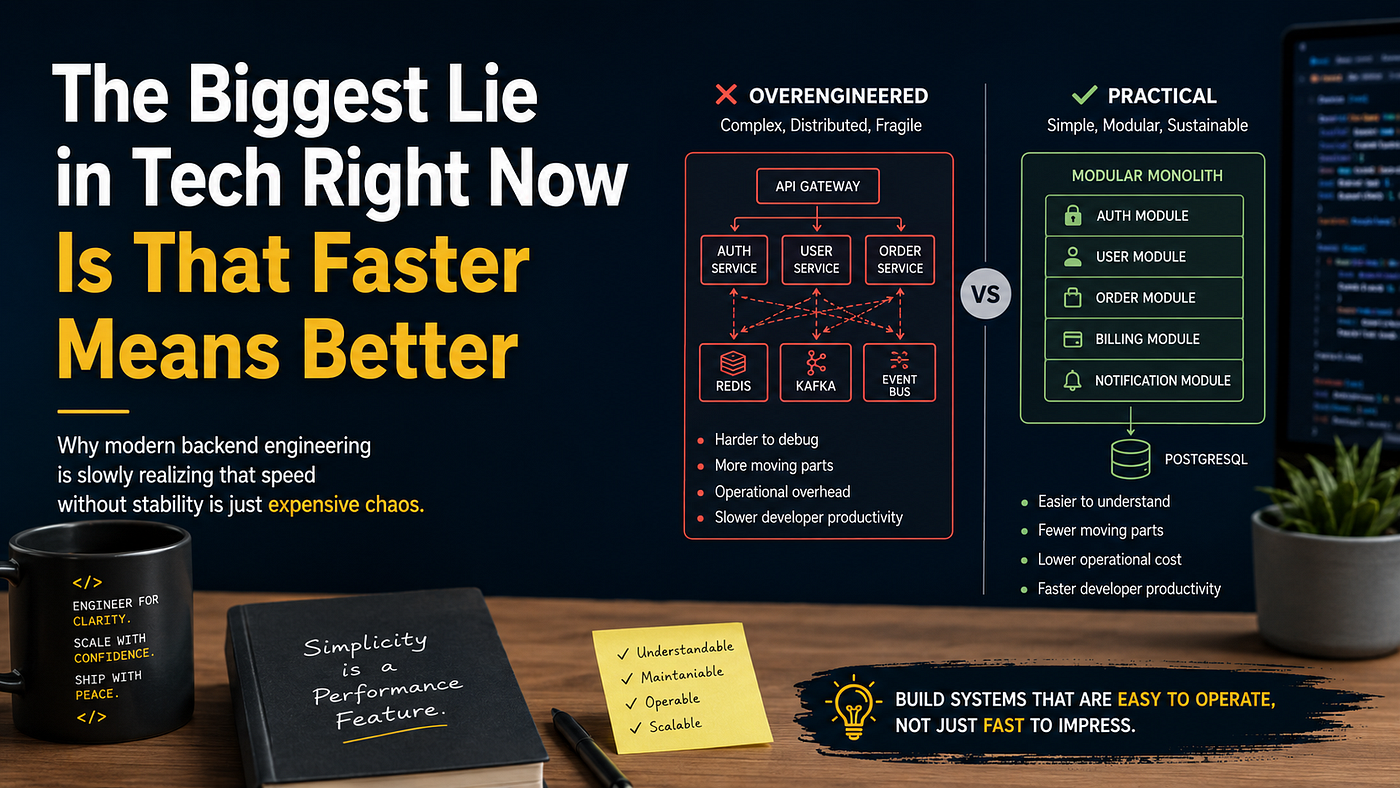 The Biggest Lie in Tech Right Now Is That Faster Means Better