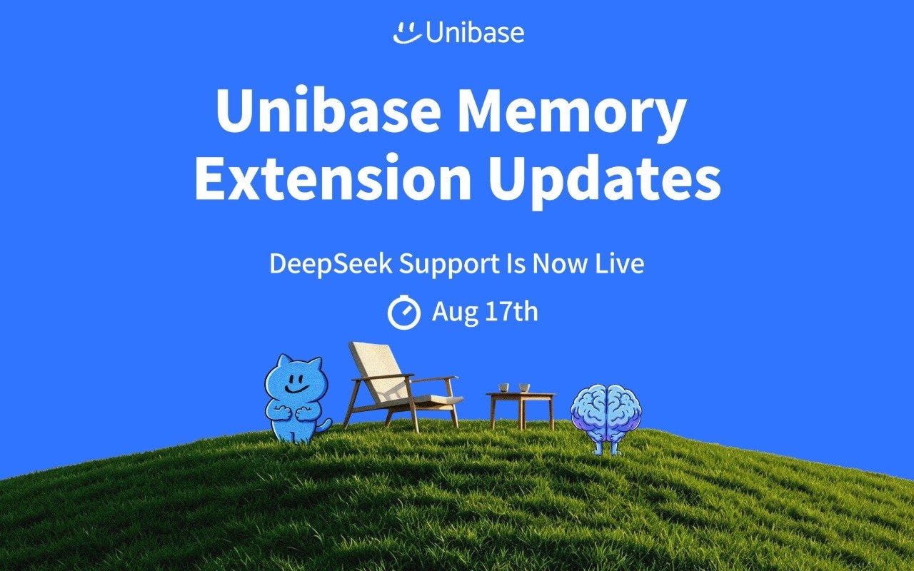 Unibase Memory Extension Updates: DeepSeek Support Is Now Live