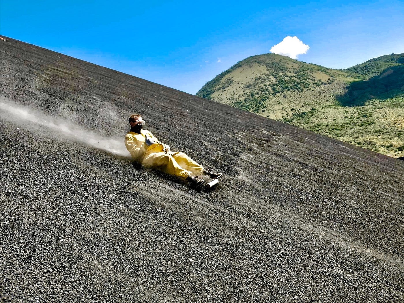 Nicaraguan Volcano Boarding: Lava Eggs and Broken Noses