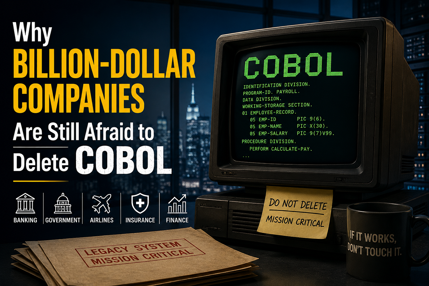 Why Billion-Dollar Companies Are Still Afraid to Delete COBOL