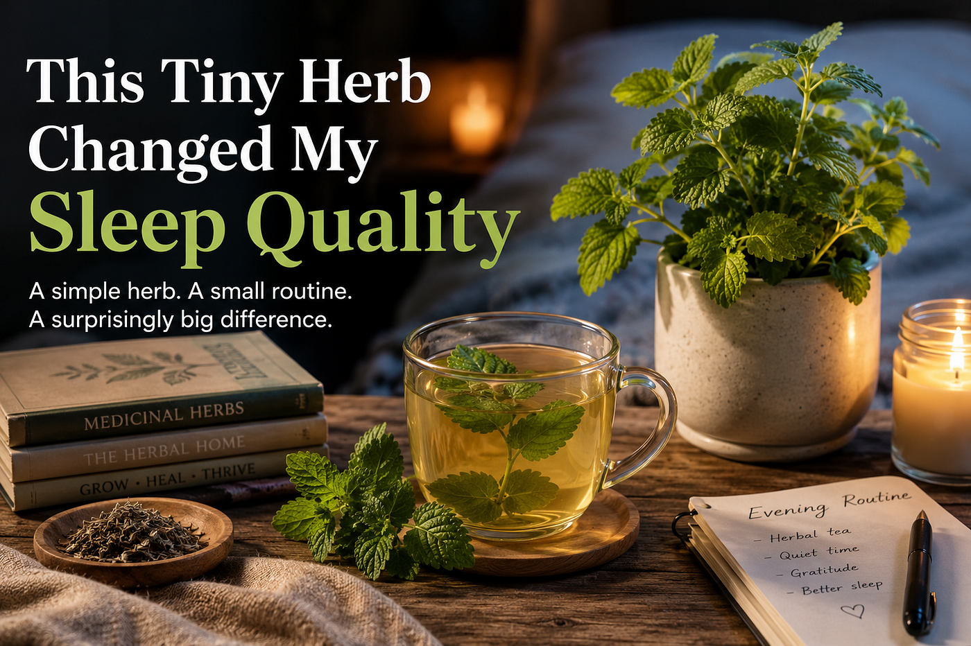 This Tiny Herb Changed My Sleep Quality