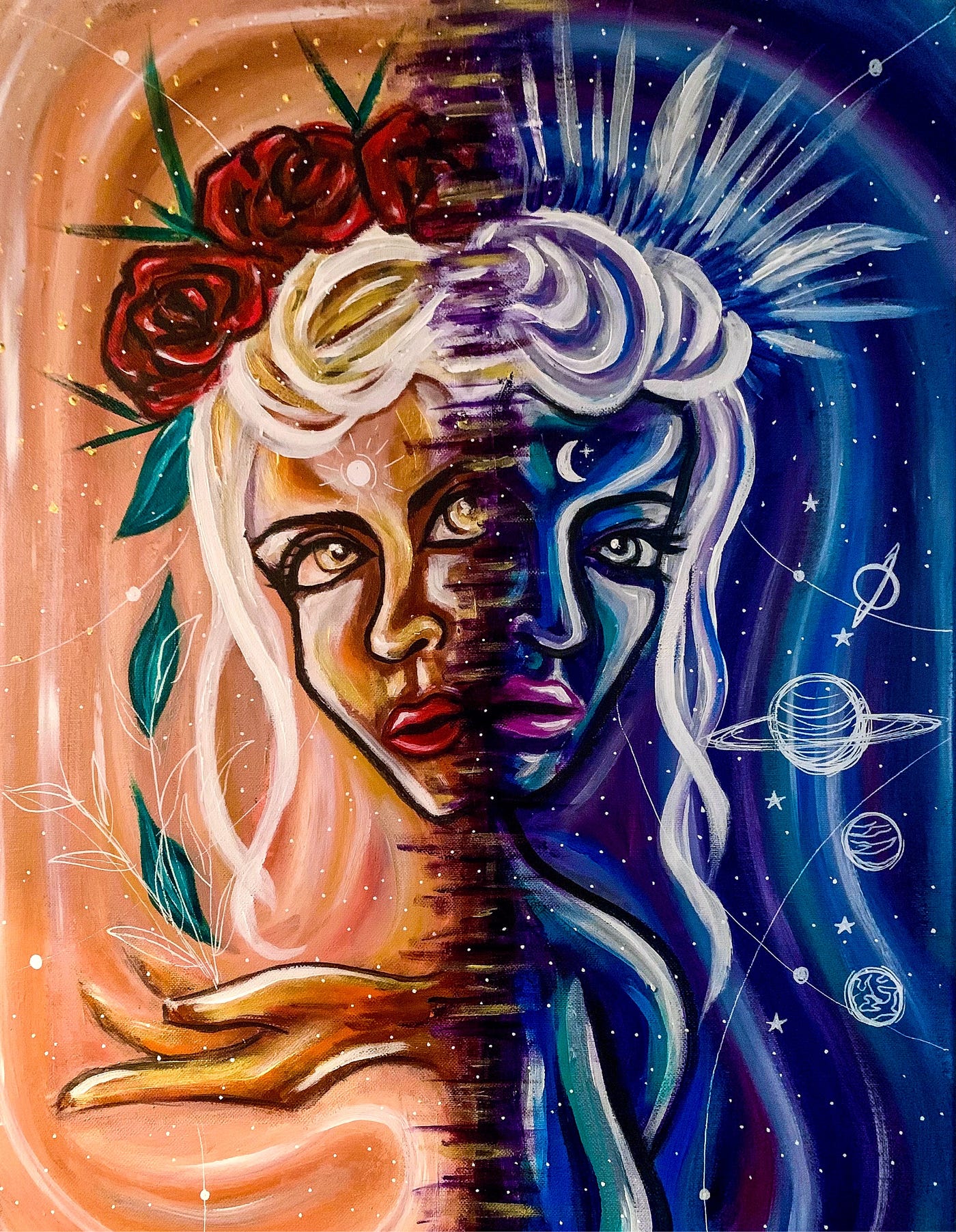 Twin Flame Art Series Phase 2: The Mirror | by Mystical Movement