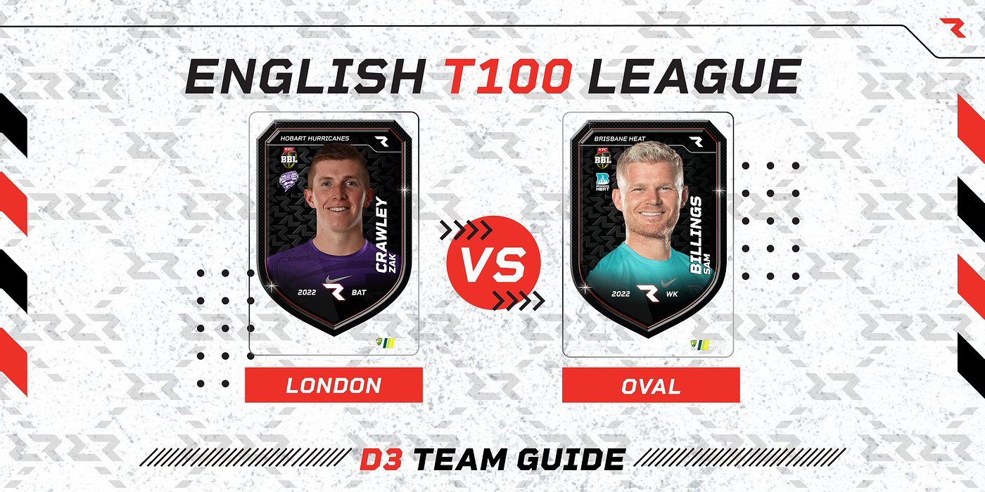 English T100 2023 Match 21: Oval vs London | D3 Guide