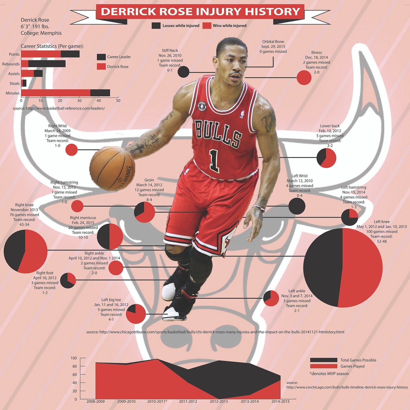 Derrick Rose's Infographic! 