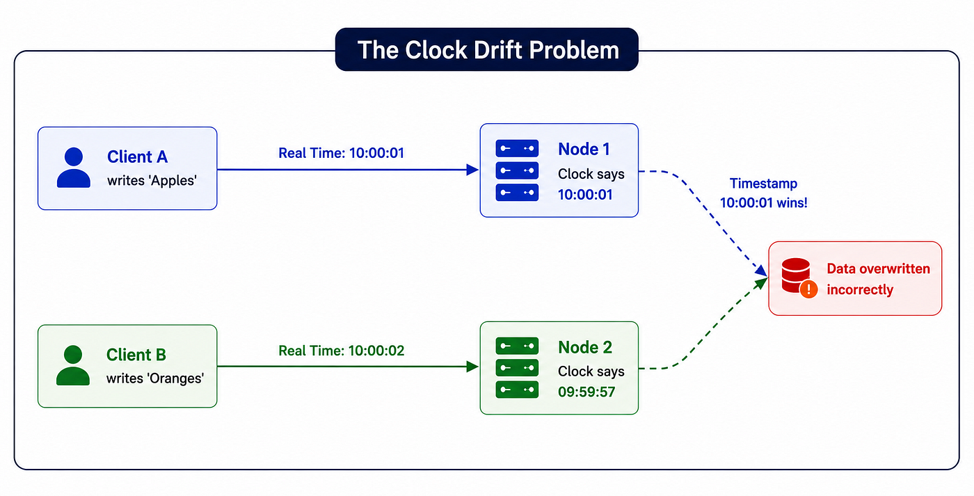 Detecting Conflicts in Database writes with Vector Clocks