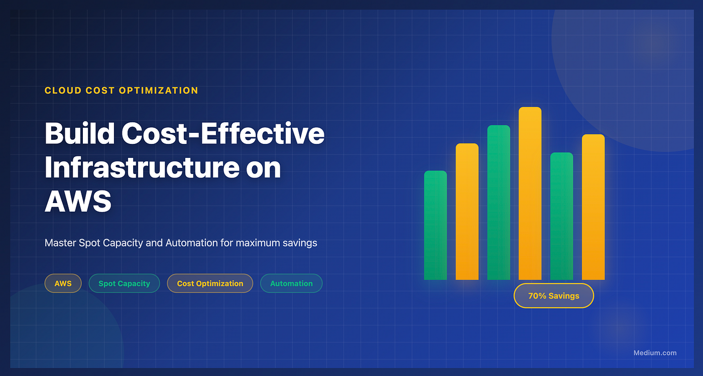 How to Build a Cost-Effective Infrastructure Using Spot Capacity and Automation on AWS