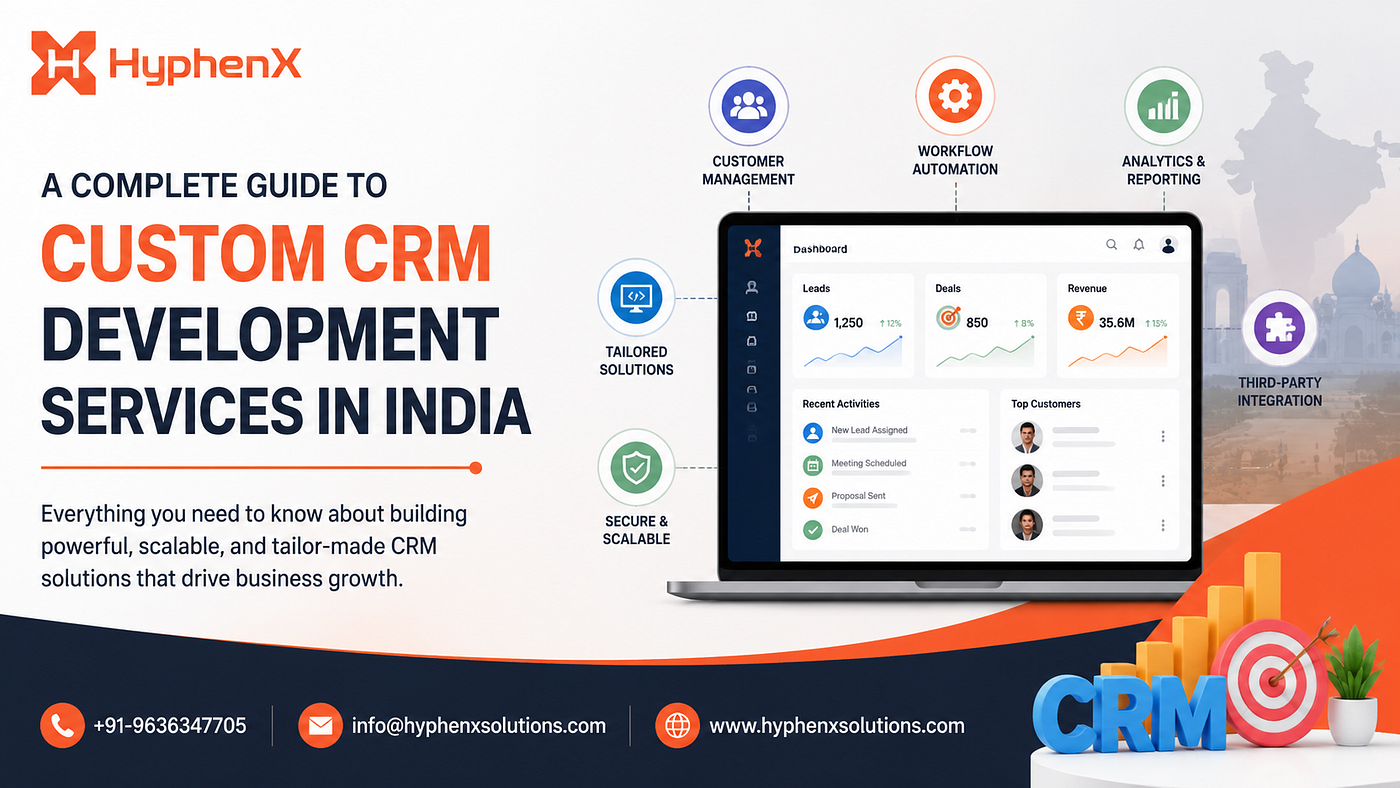 A Complete Guide to Custom CRM Development Services in India