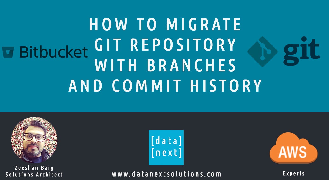 How to Migrate Git Repository with Branches and Commit History | by Zeeshan  Baig | DataNext Solutions