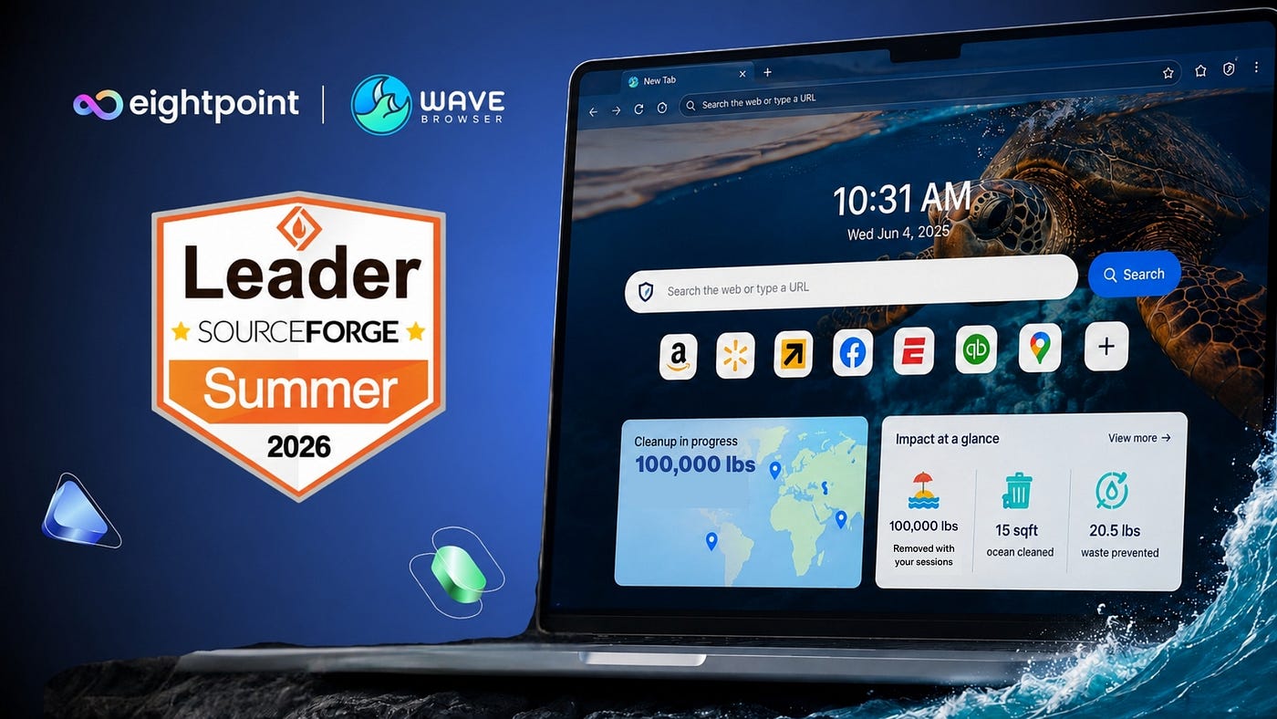 Eightpoint’s Wave Browser Wins the Summer 2026 Leader Award from SourceForge