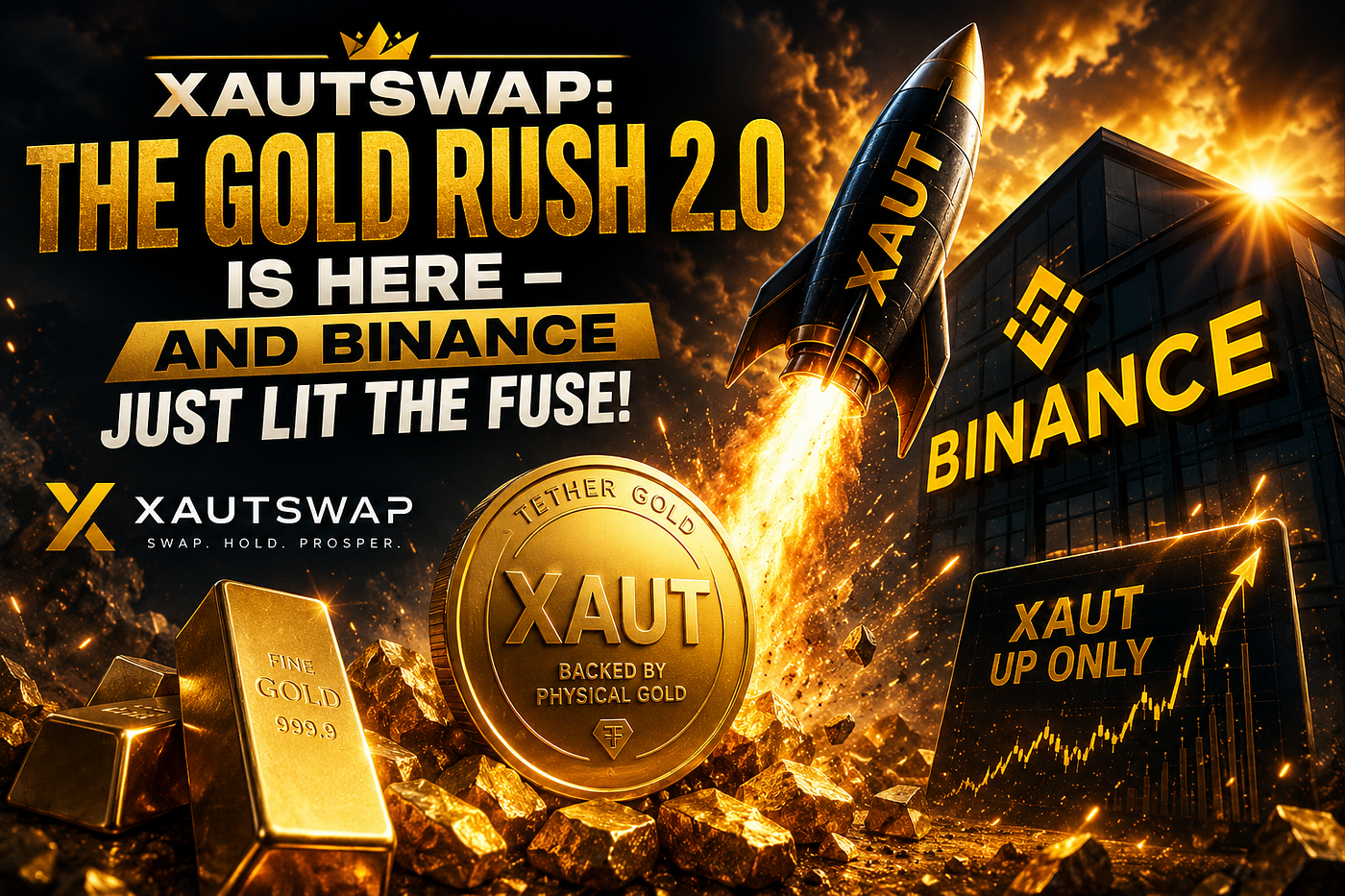 GOLD RUSH 2.0 IS LIVE — AND XAUT HOLDERS ARE ABOUT TO GET RICH!