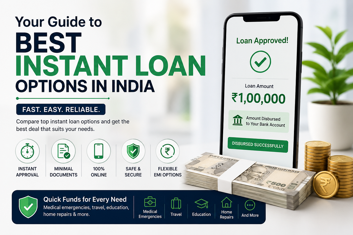 Need Money Urgently? Best Instant Loan Options in India Explained