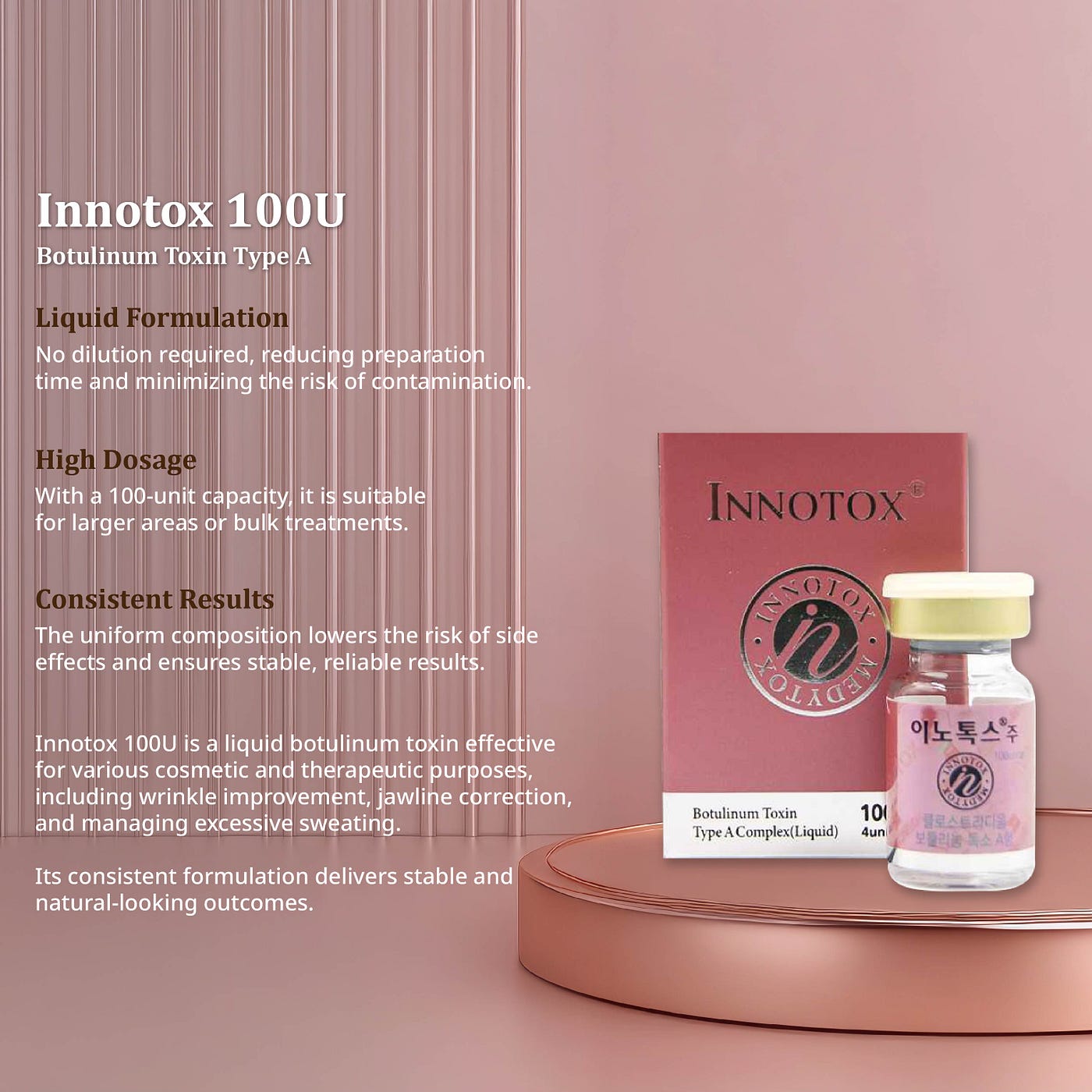 Innotox 100U: A Fast and Effective Wrinkle Improvement Solution