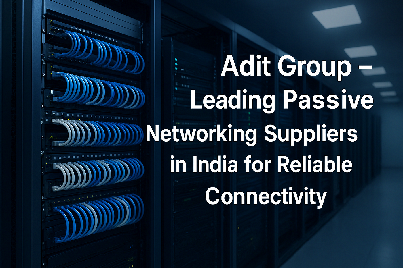 Adit Group — Leading Passive Networking Suppliers in India for Reliable Connectivity