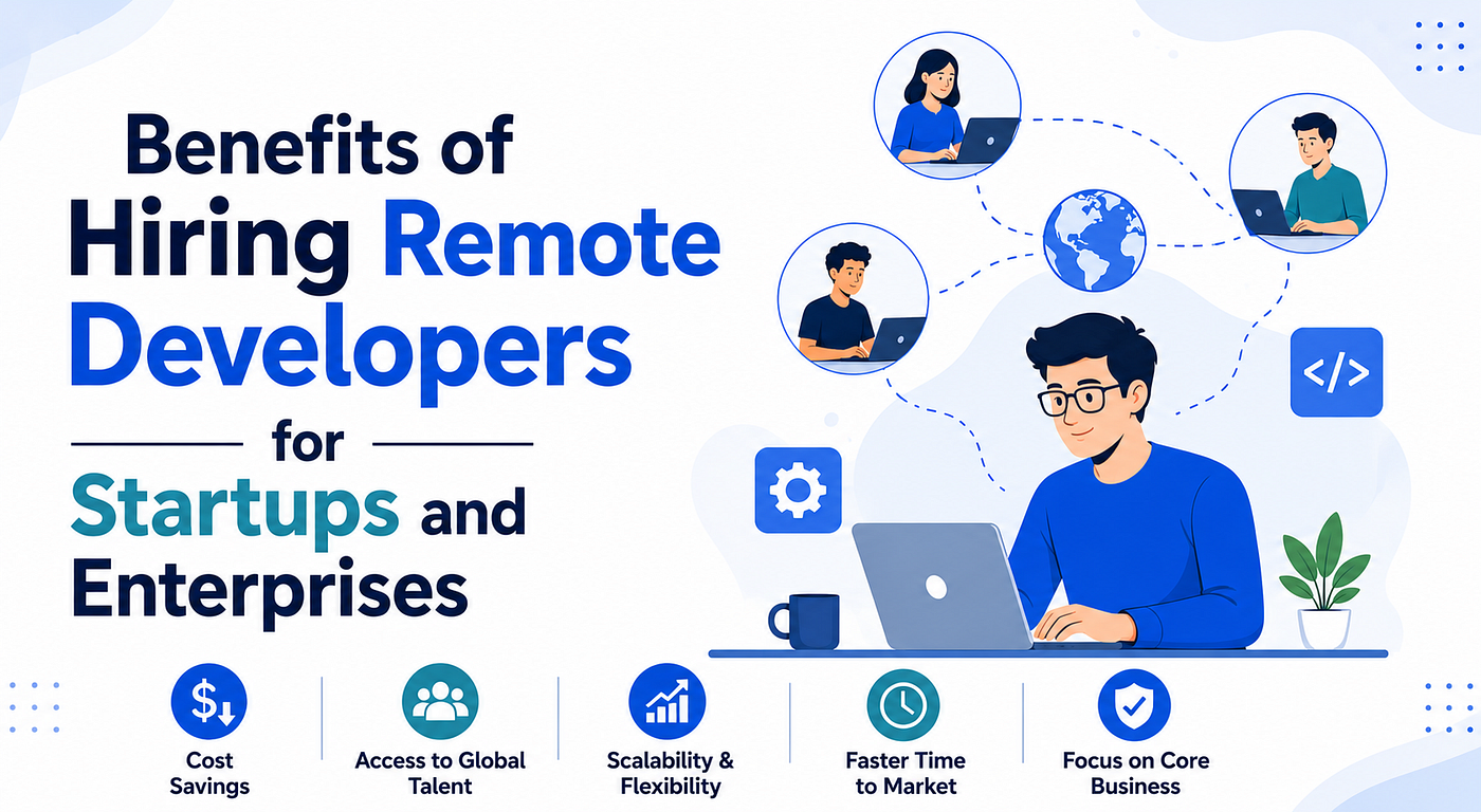 Benefits of Hiring Remote Developers for Startups and Enterprises