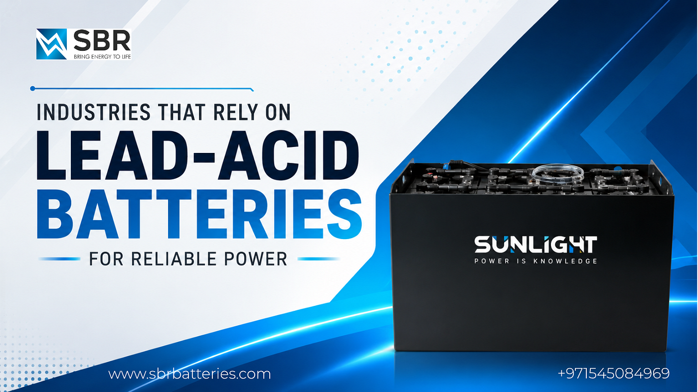 Industries That Rely On Lead-Acid Batteries For Reliable Power