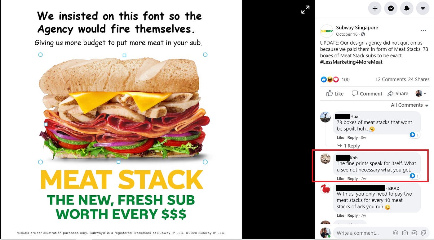 Subway Marketing  Direction in Truth