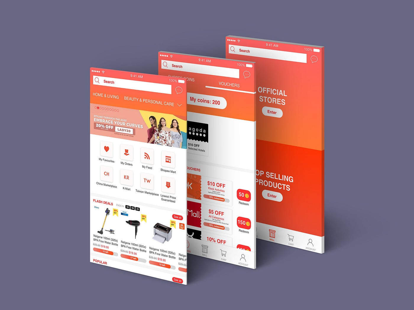 A UX case study on Shopee (and my redesign of it), by Jasmine Tay
