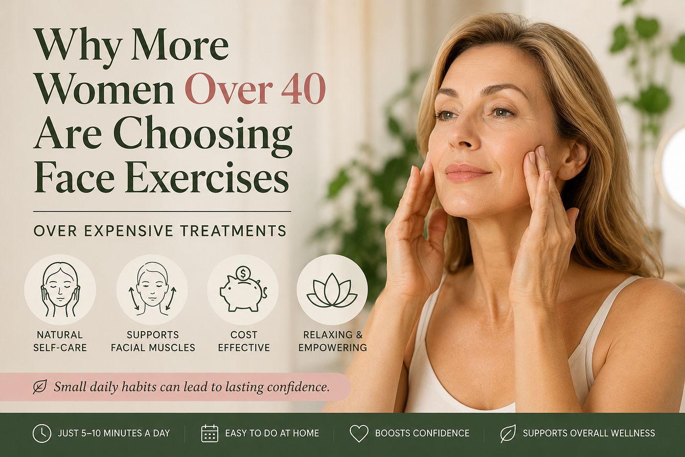 Why More Women Over 40 Are Choosing Face Exercises Over Expensive Treatments