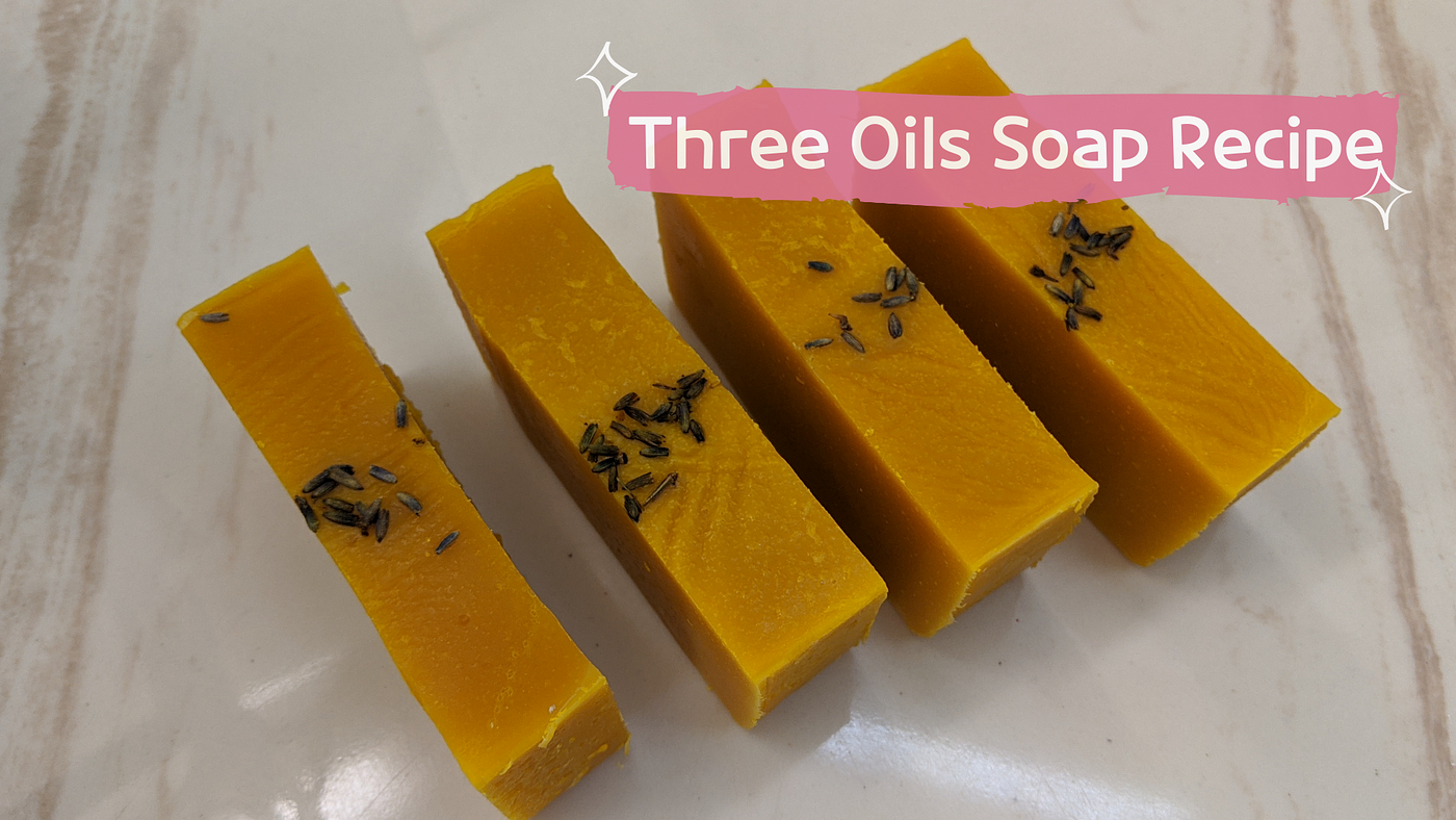 Three Oil Soap Cold Process Soap Recipe NO Blanket Warming