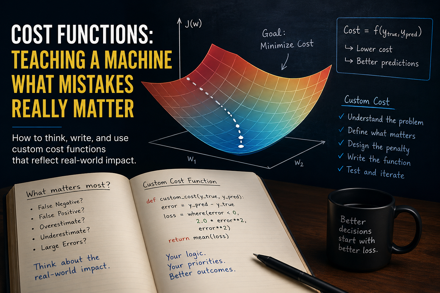 Cost Functions: How to Teach a Machine What Mistakes Really Matter