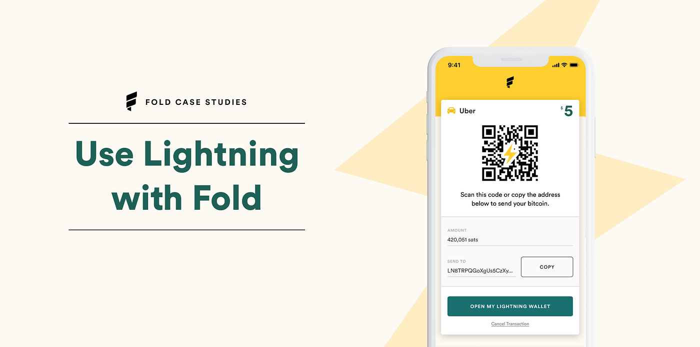 How to use Lightning with Fold. Fold provides a few different payment… | by  Harsha Goli | Fold | Medium