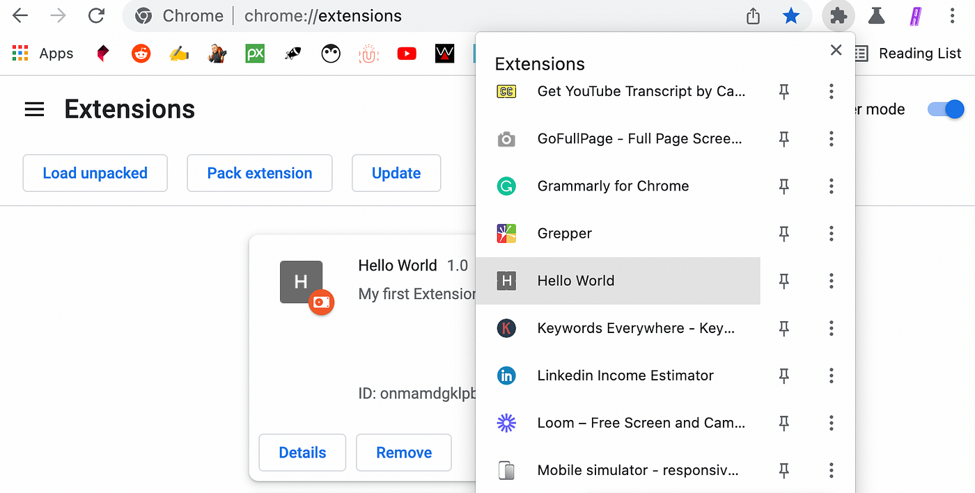 Chrome extension-UI: How to add icons and favicons— part III