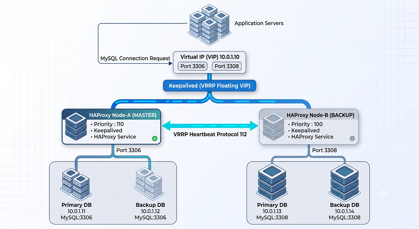 How to Build a Highly Available MySQL Setup with HAProxy and Keepalived