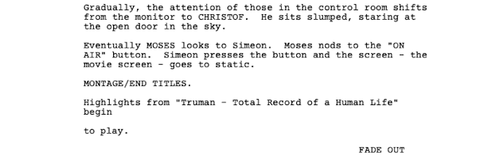 The Truman Show  Creators Co-op Film Analysis