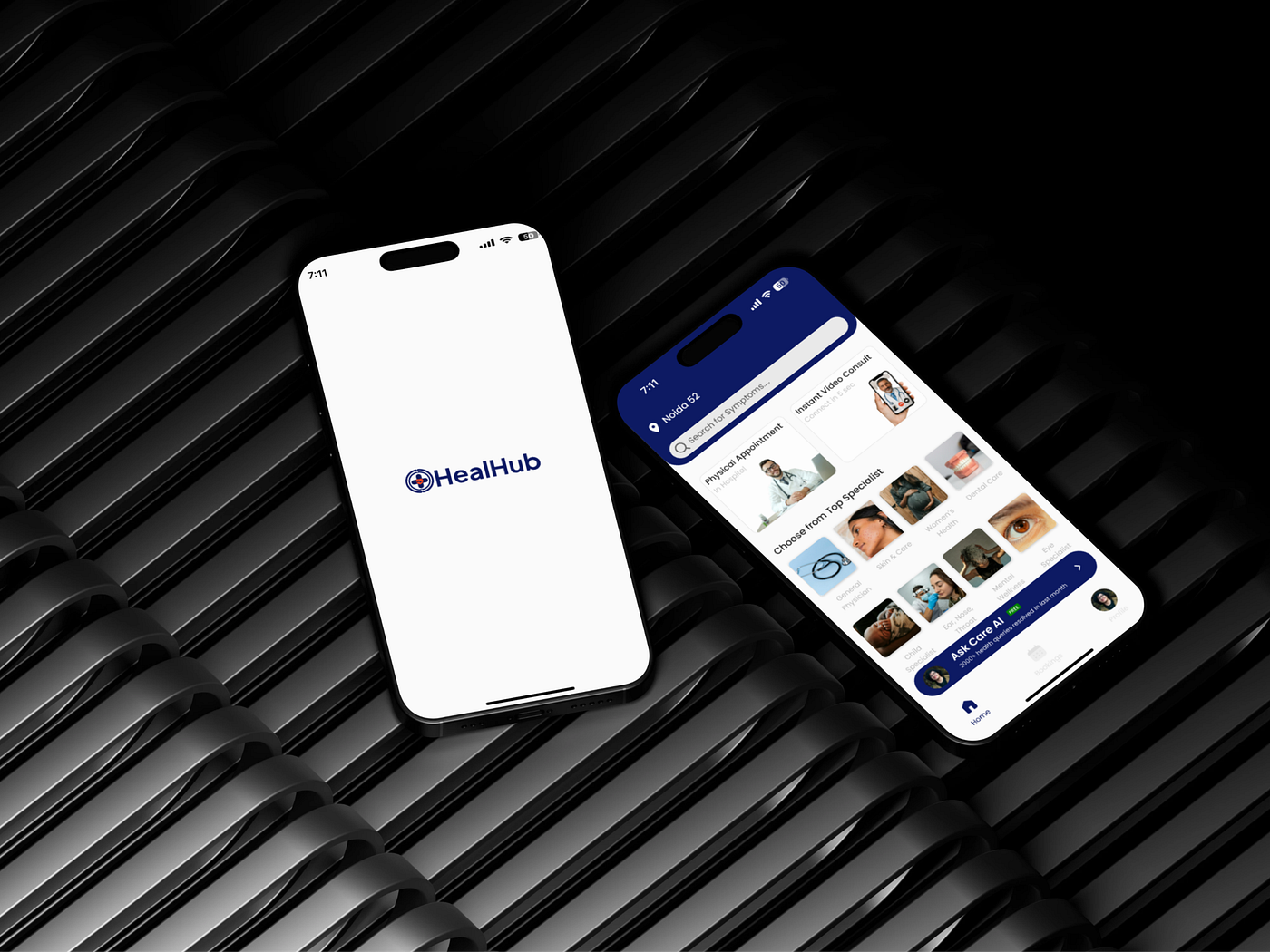 UX Research Study for HealHub — Online Doctor Consultation App