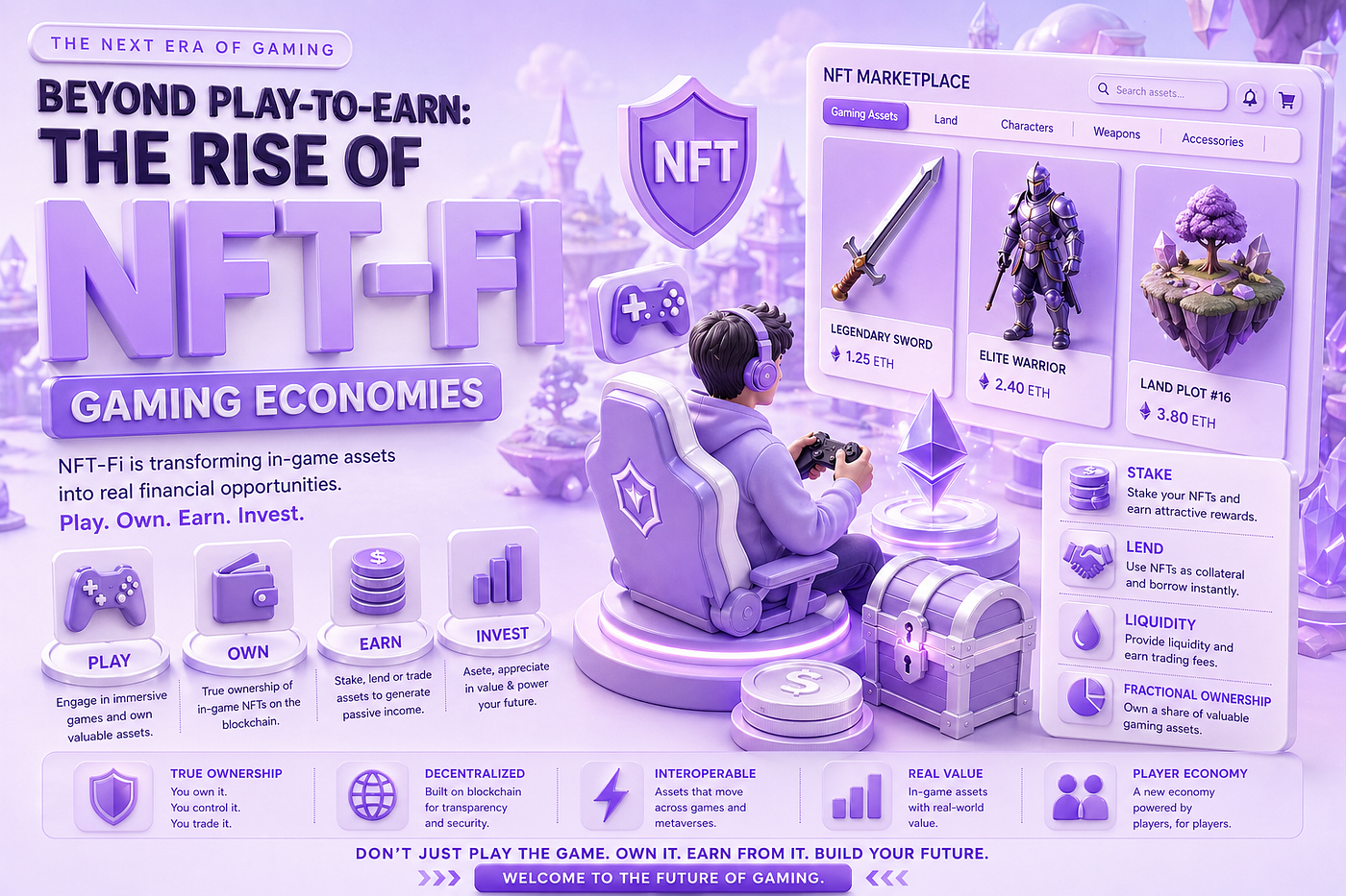 Beyond Play-to-Earn: The Rise of NFT-Fi Gaming Economies & NFT Marketplace Evolution